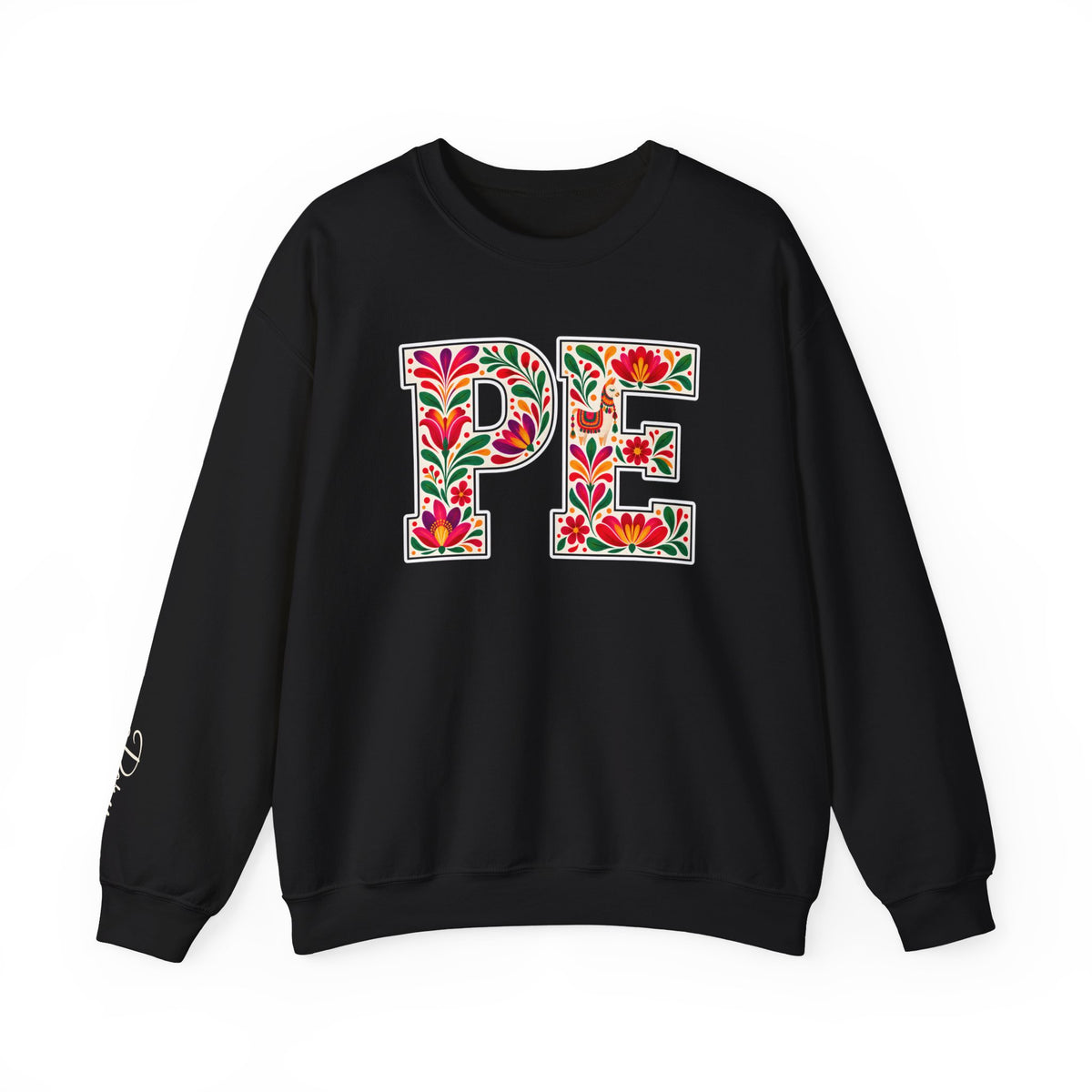 Peru Floral Monogram Crewneck | Peruvian Pride Sweatshirt