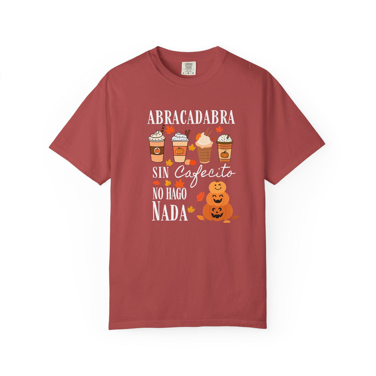 Abracadabra Sin Cafecito No Hago Nada T-Shirt | Halloween Coffee Tee