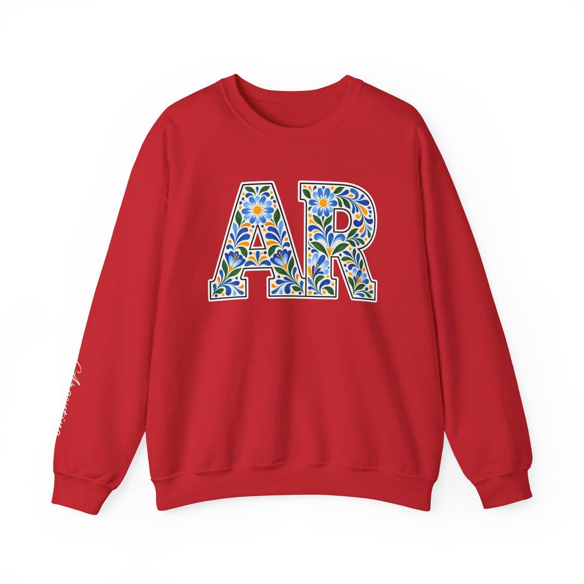 Argentina Floral Monogram Crewneck | Argentine Pride Sweatshirt