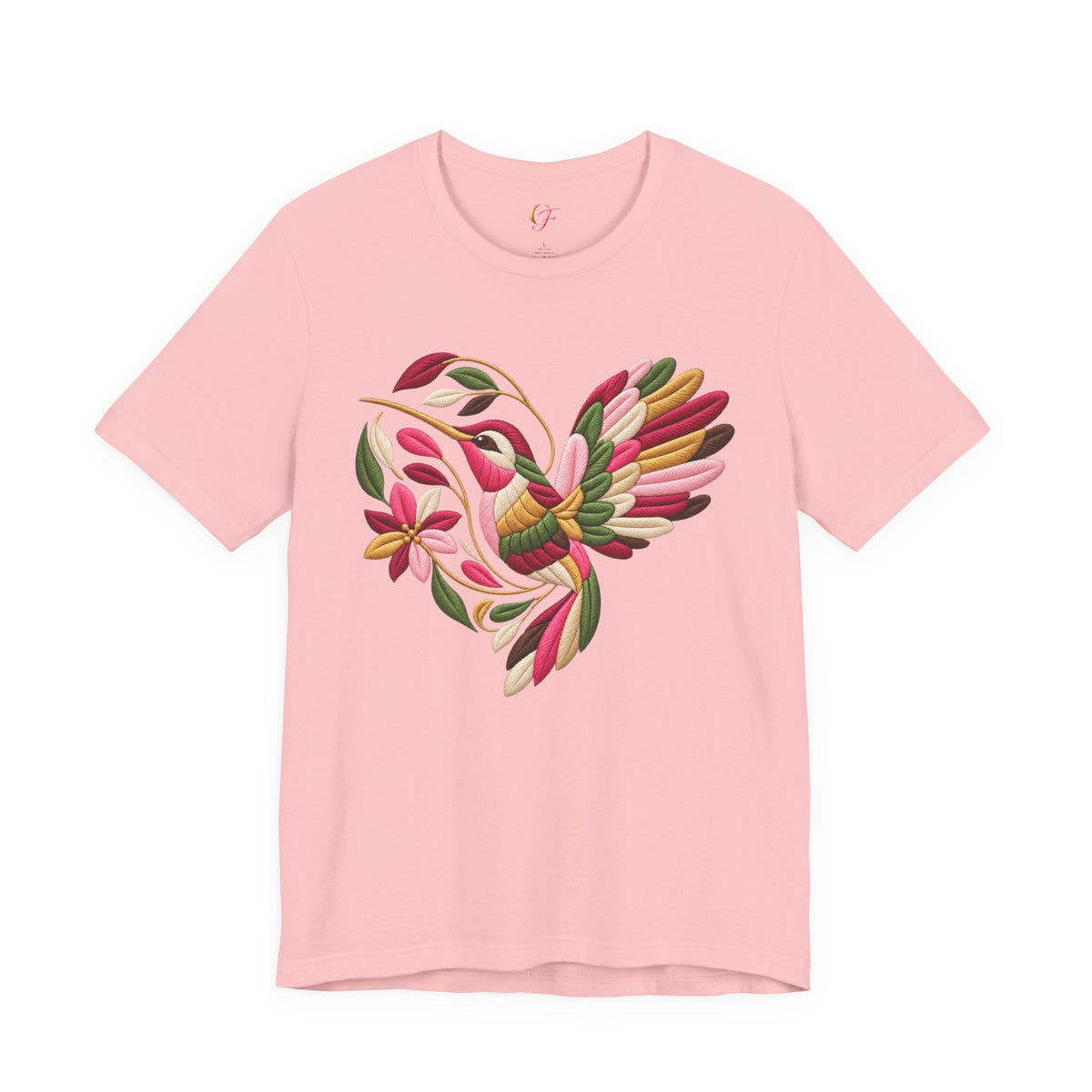 Colibrí Folk Art Hummingbird Tee | Latina Floral Heritage Shirt