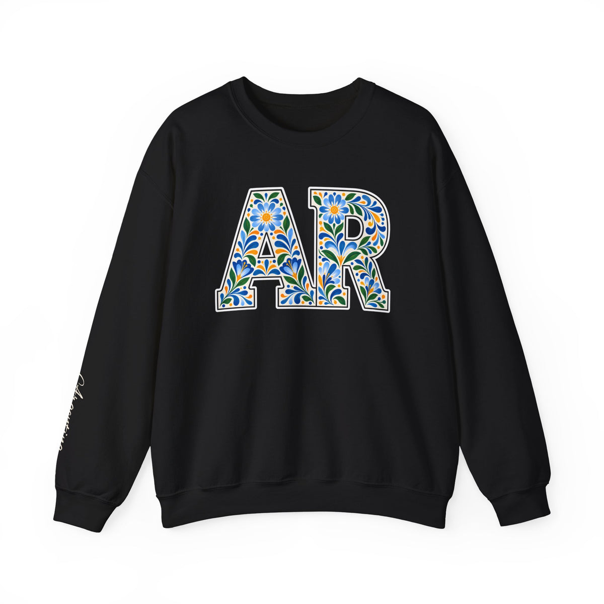 Argentina Floral Monogram Crewneck | Argentine Pride Sweatshirt