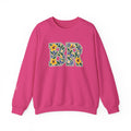Brazil Floral Monogram Crewneck | Brazilian Heritage Pride Sweatshirt