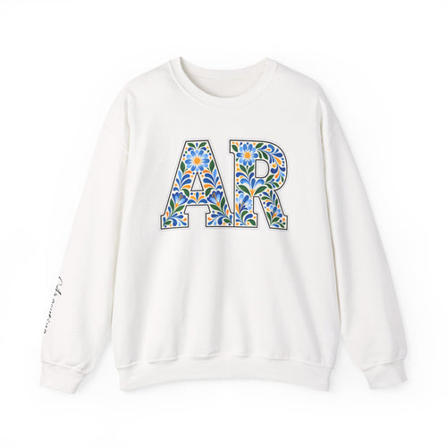 Argentina Floral Monogram Crewneck | Argentine Pride Sweatshirt