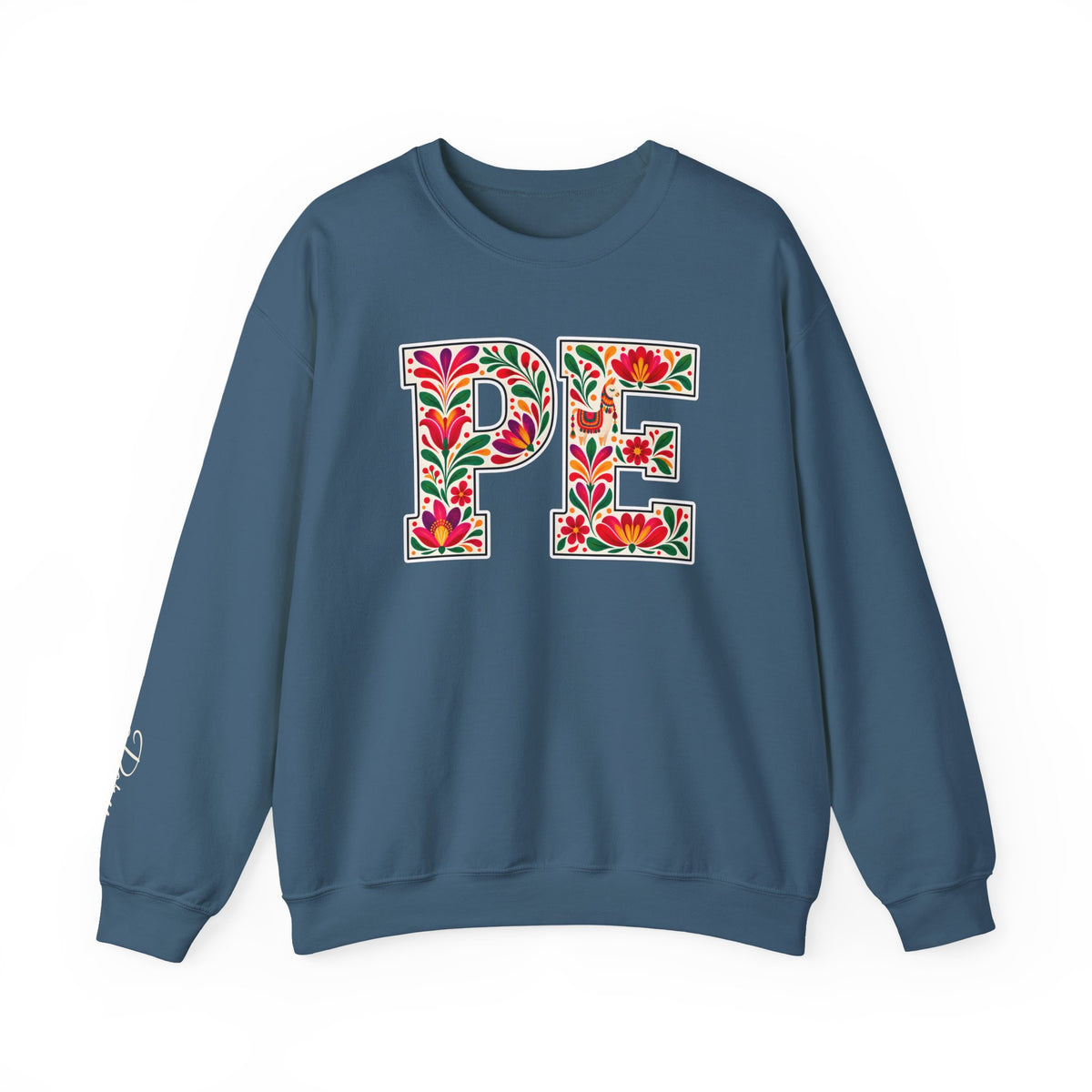 Peru Floral Monogram Crewneck | Peruvian Pride Sweatshirt
