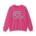Chile Floral Monogram Crewneck | Chilean Heritage Pride Sweatshirt