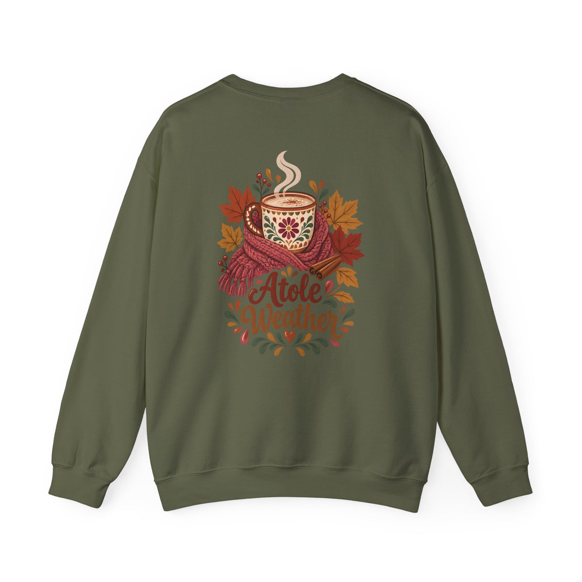 Atole Weather Crewneck Sweatshirt – Cozy Latina Fall Sweater