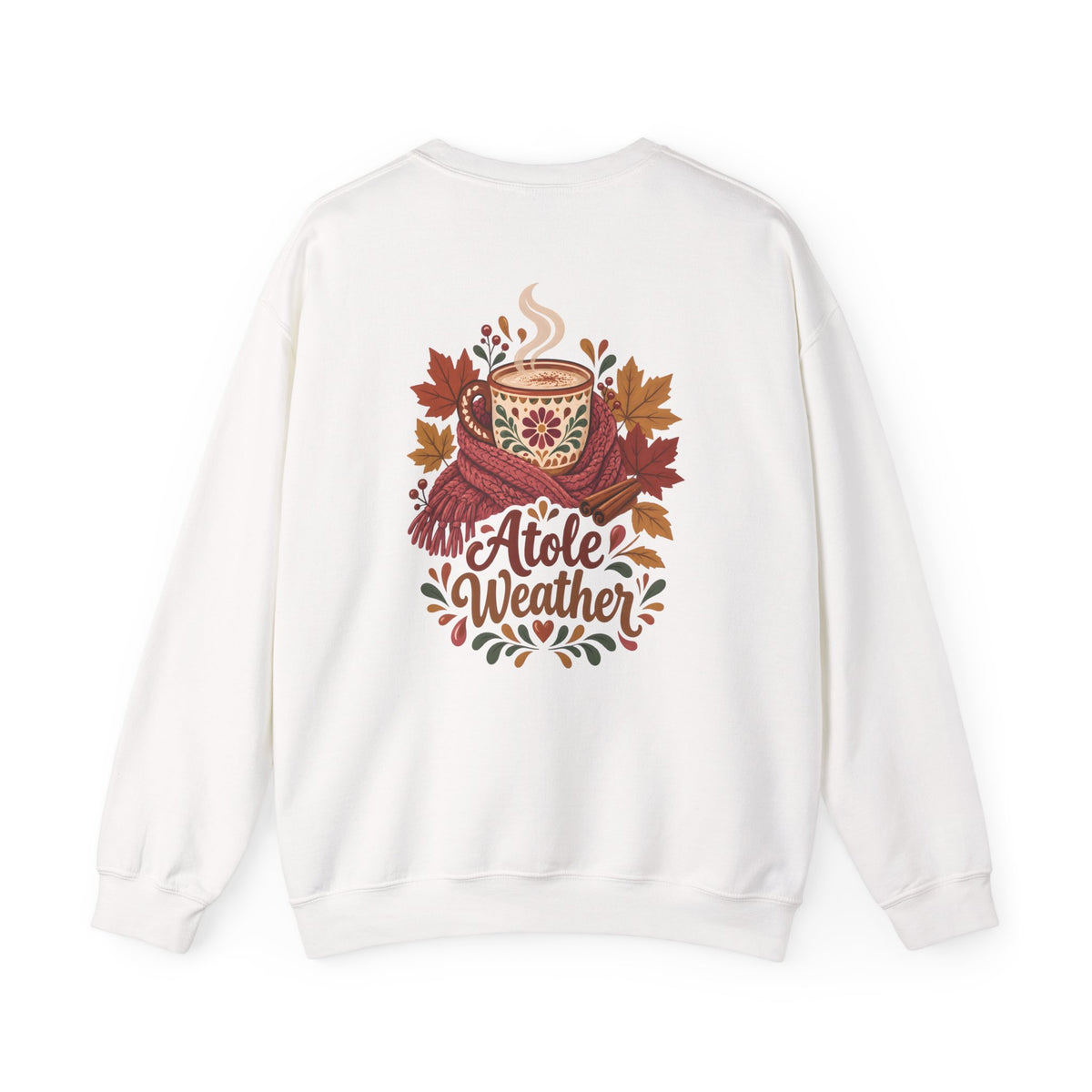 Atole Weather Crewneck Sweatshirt – Cozy Latina Fall Sweater