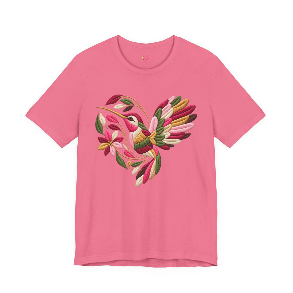 Colibrí Folk Art Hummingbird Tee | Latina Floral Heritage Shirt