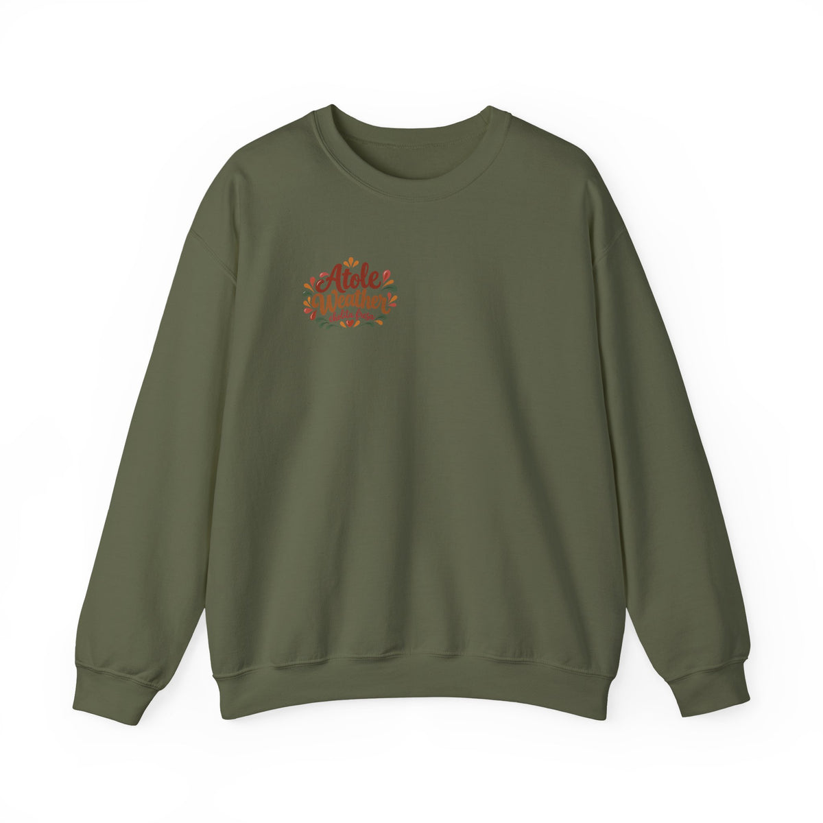 Atole Weather Crewneck Sweatshirt – Cozy Latina Fall Sweater