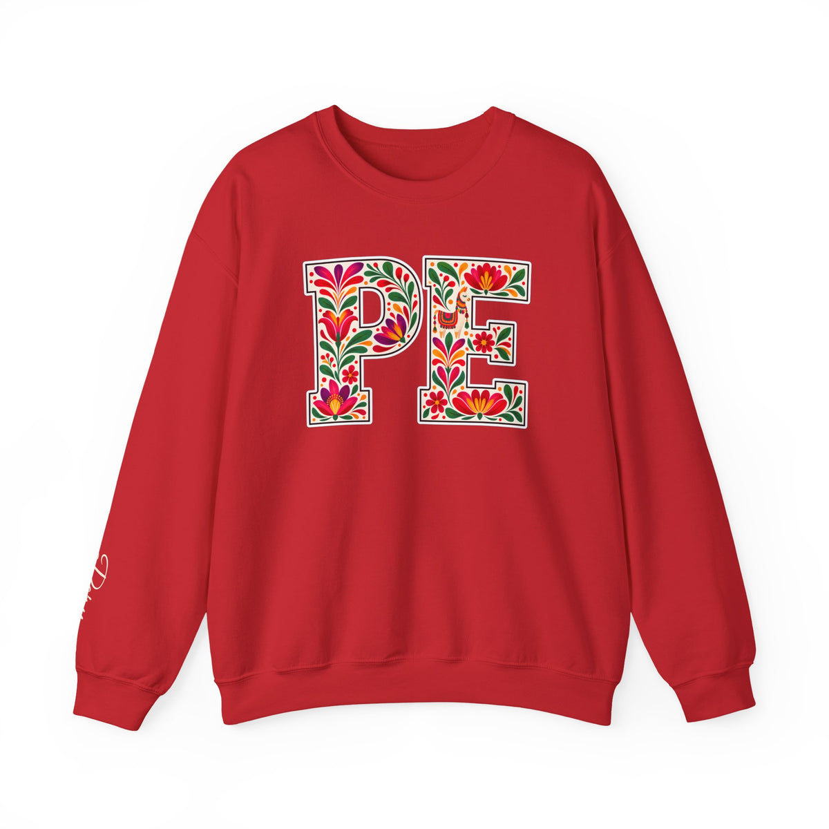 Peru Floral Monogram Crewneck | Peruvian Pride Sweatshirt