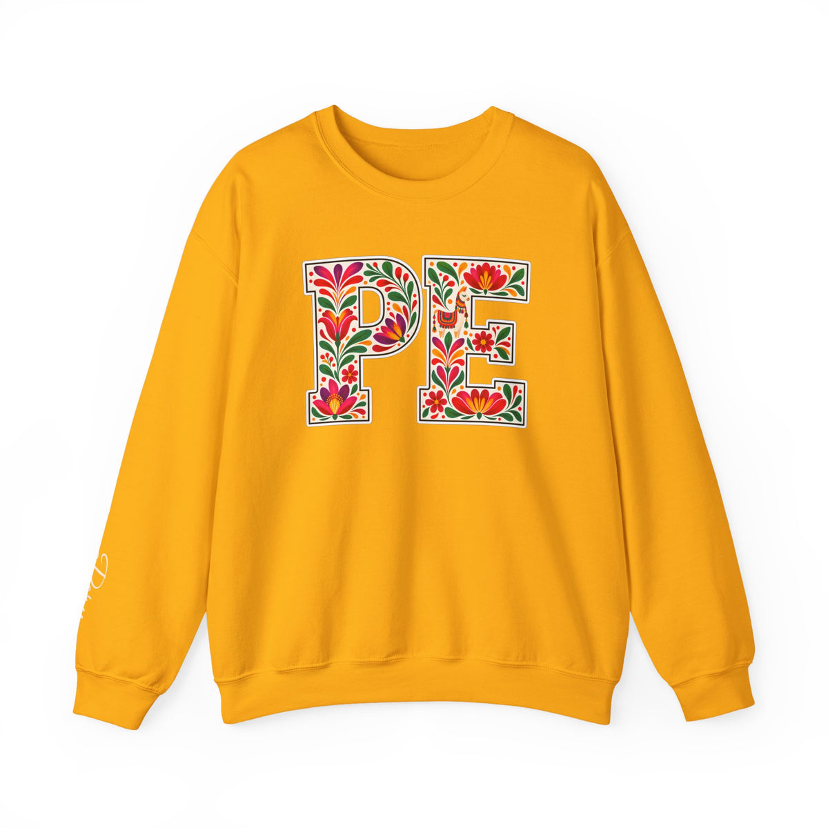 Peru Floral Monogram Crewneck | Peruvian Pride Sweatshirt