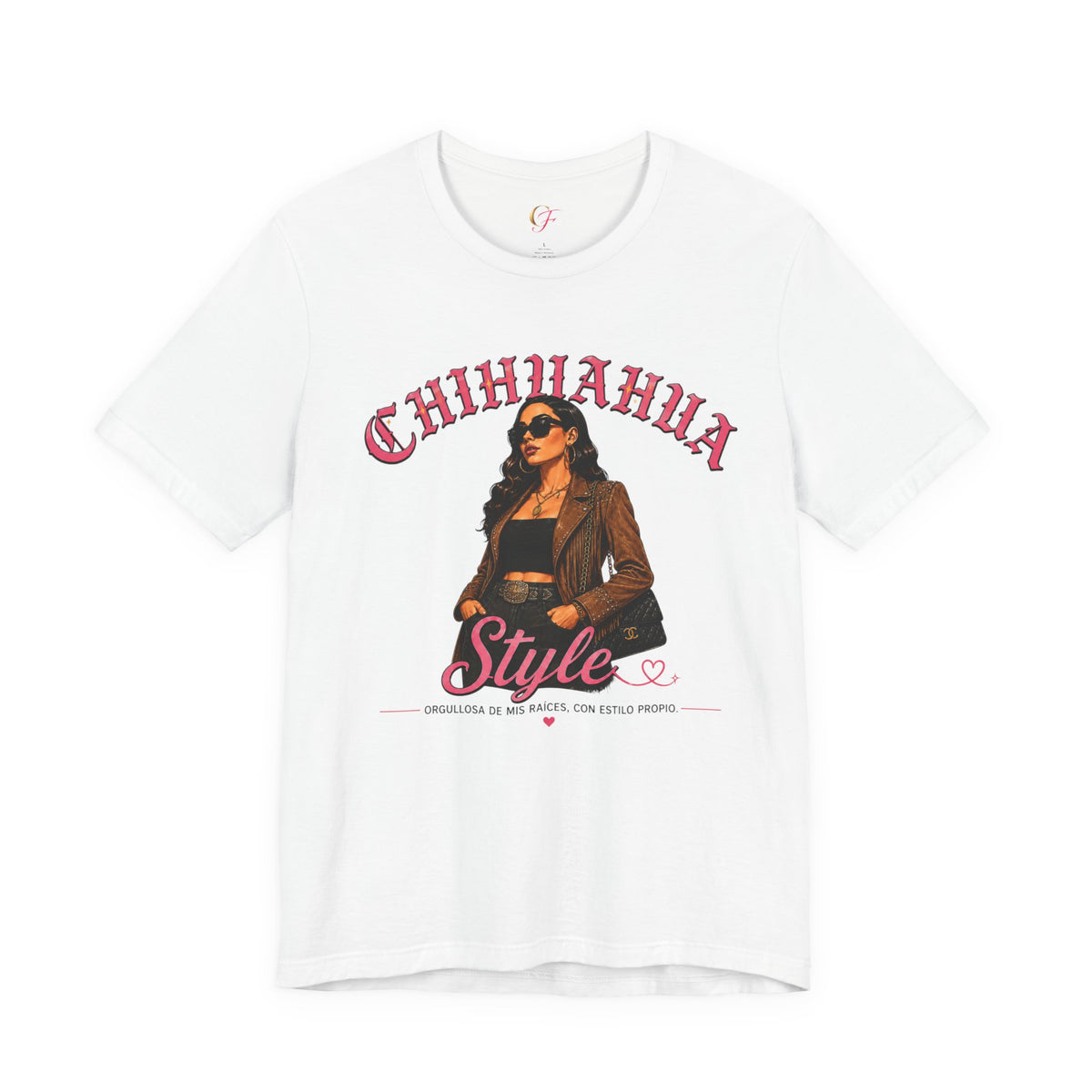 Chihuahua Mexico Heritage Tee | Latina Pride Varsity Shirt for Women