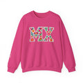 Mexico Floral Monogram Crewneck | Mexican Heritage Pride Sweatshirt