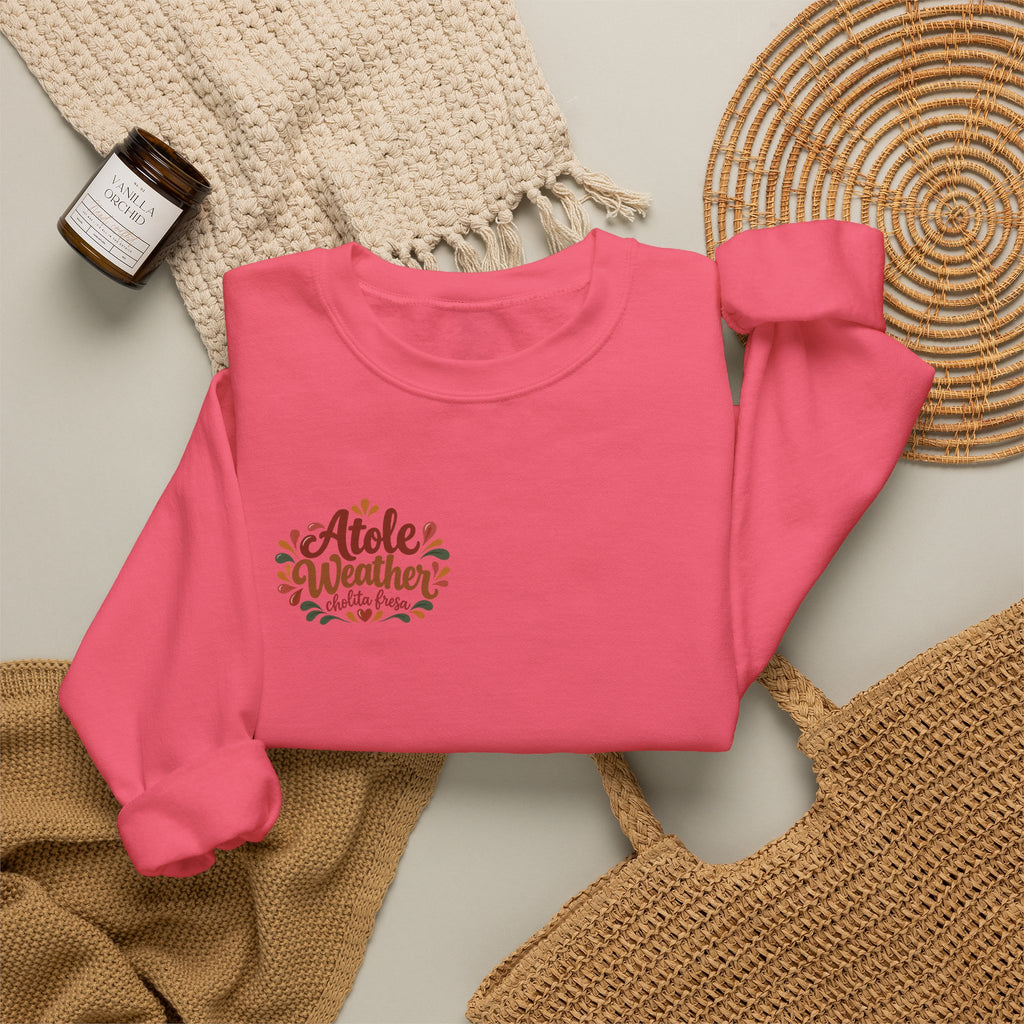 Atole Weather Crewneck Sweatshirt – Cozy Latina Fall Sweater