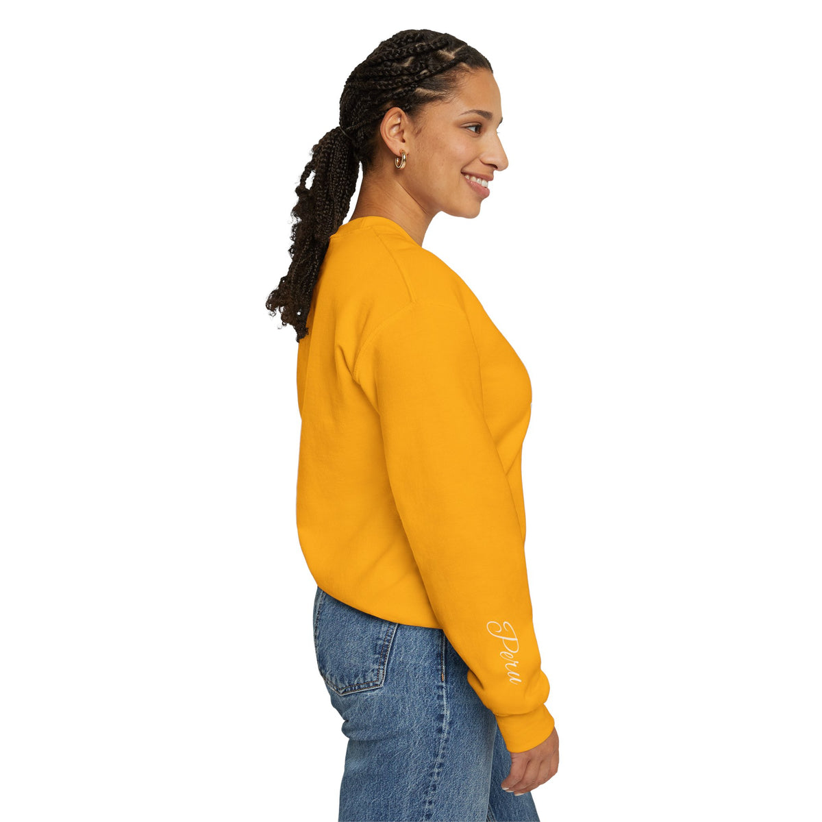 Peru Floral Monogram Crewneck | Peruvian Pride Sweatshirt