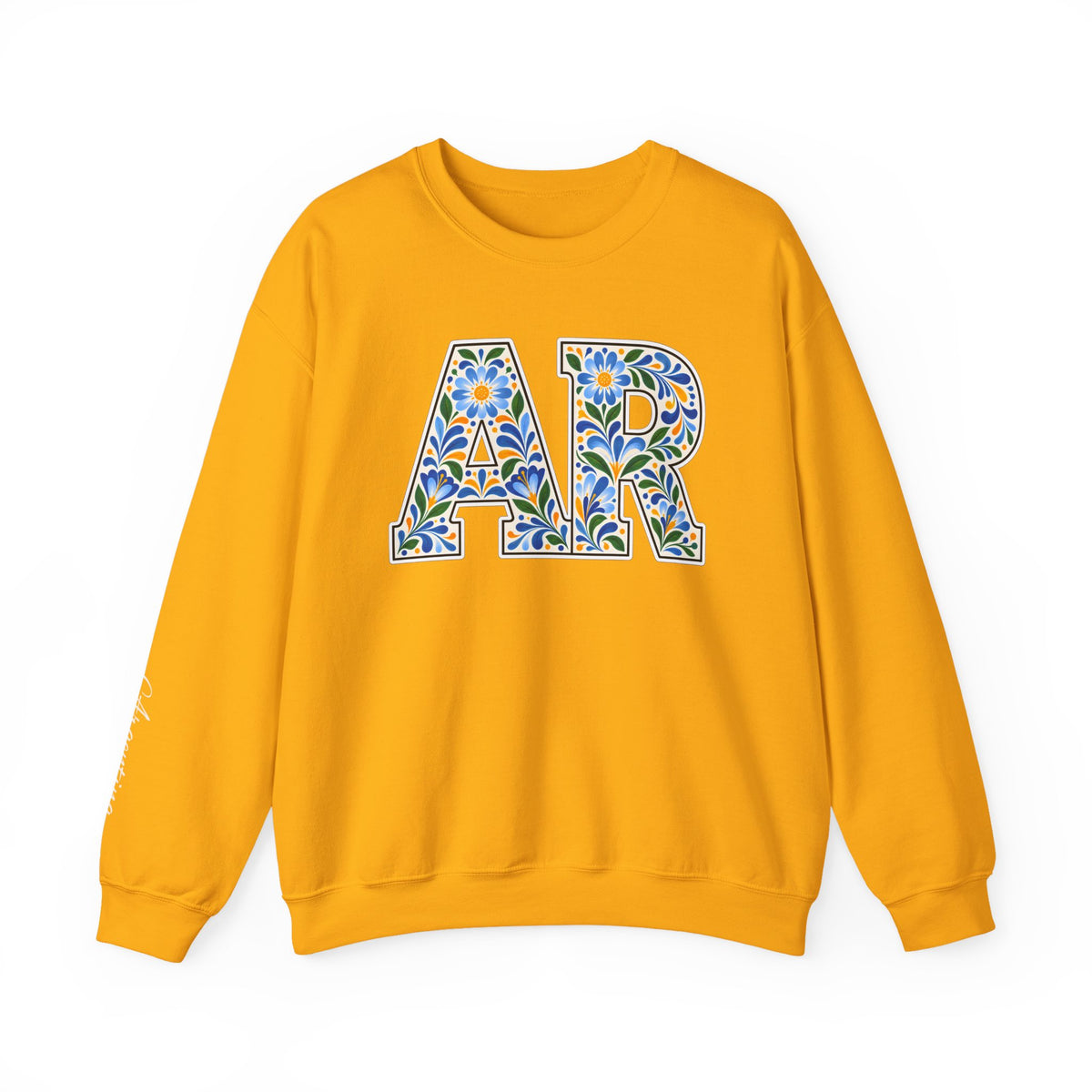 Argentina Floral Monogram Crewneck | Argentine Pride Sweatshirt