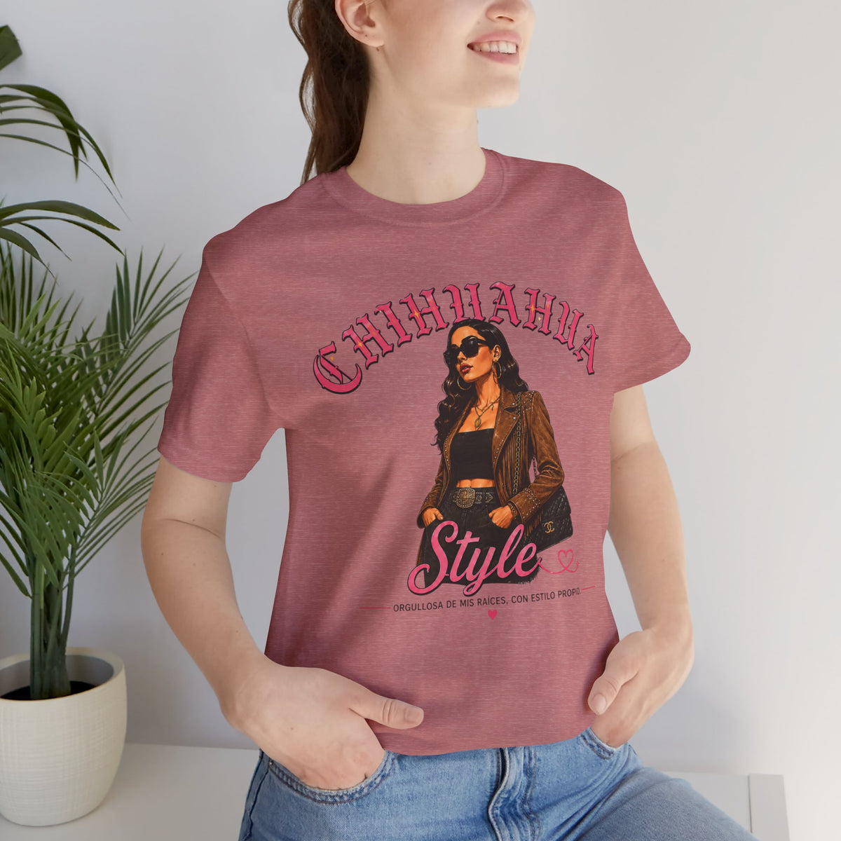 Chihuahua Mexico Heritage Tee | Latina Pride Varsity Shirt for Women