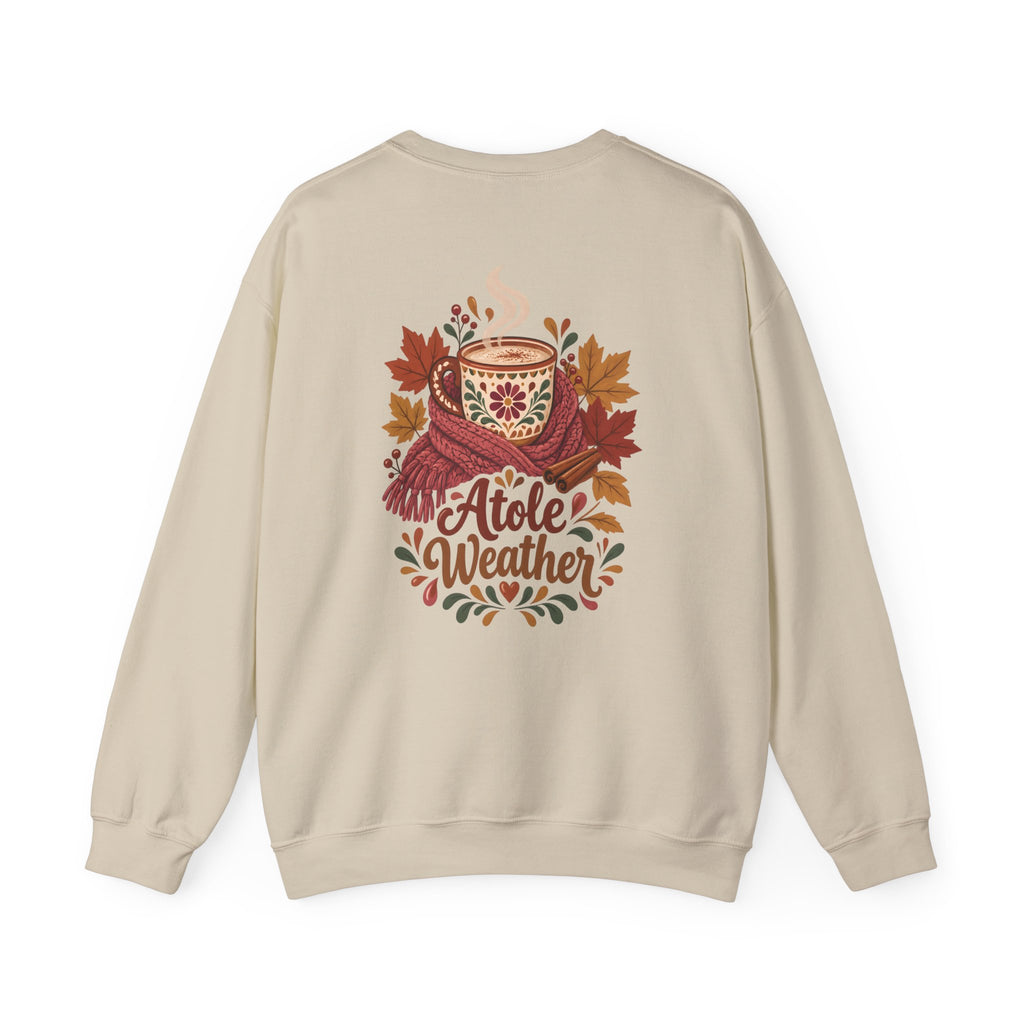 Atole Weather Crewneck Sweatshirt – Cozy Latina Fall Sweater