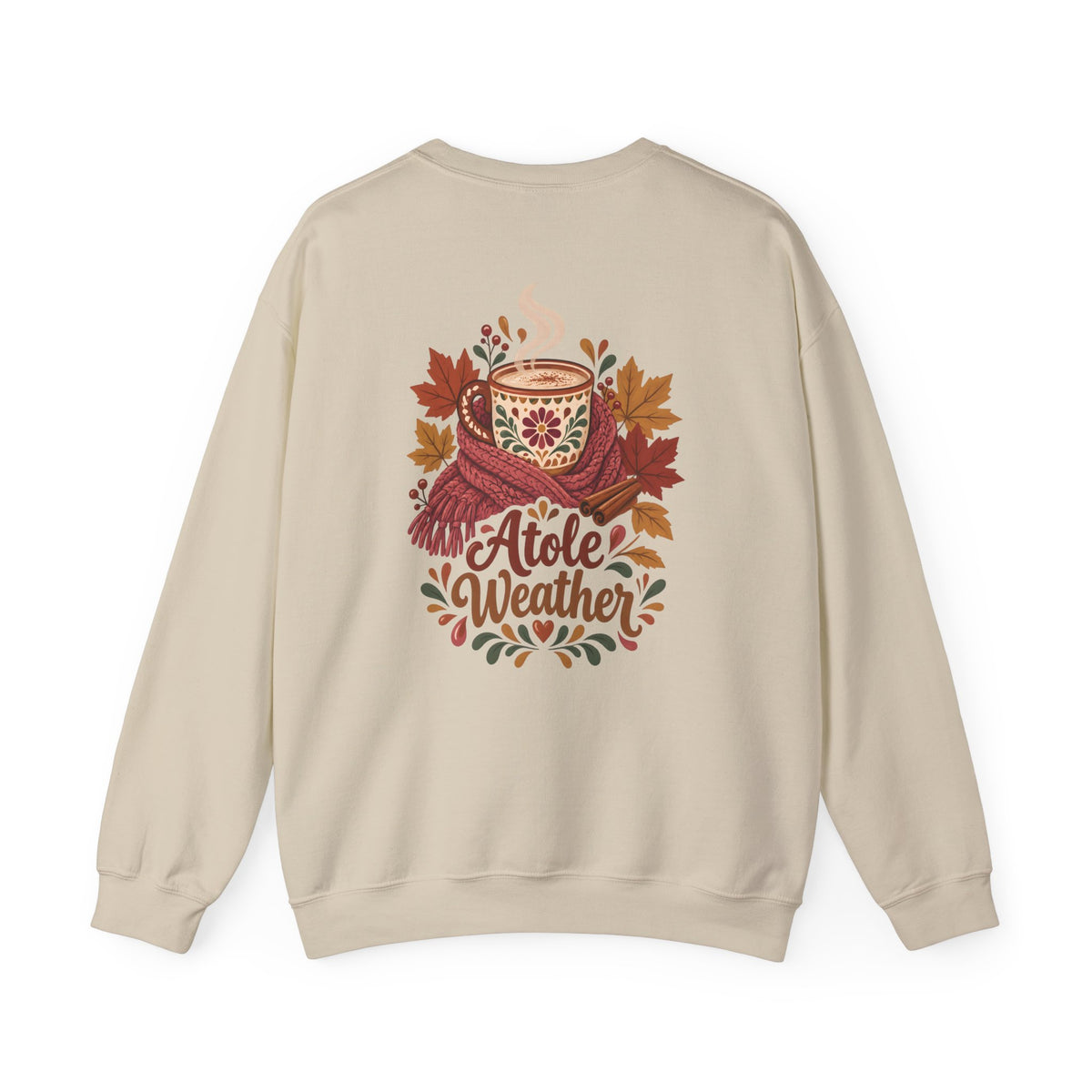 Atole Weather Crewneck Sweatshirt – Cozy Latina Fall Sweater
